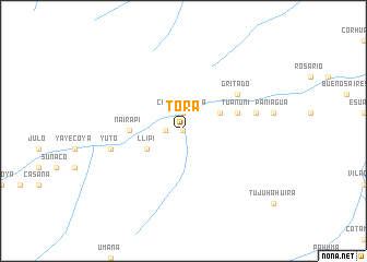 map of Tora