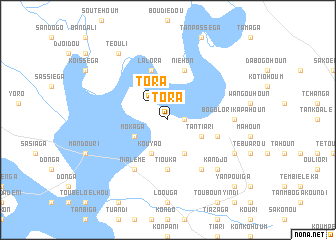 map of Tora