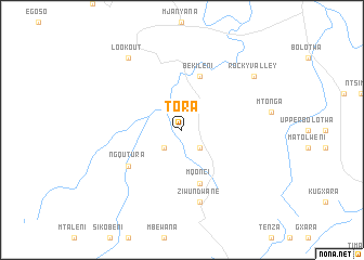 map of Tora