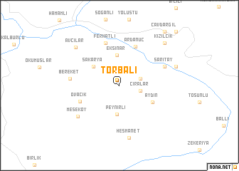 map of Torbalı