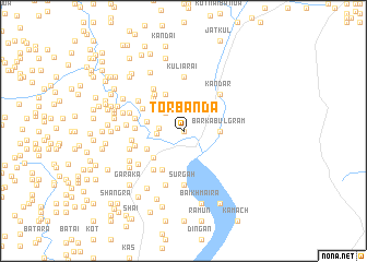 map of Tor Bānda