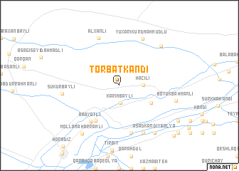 map of Torbat Kandī