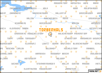 map of Törberhals