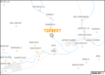 map of Torbert