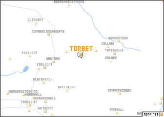 map of Torbet