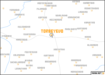 map of Torbeyevo