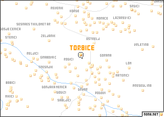 map of Torbice