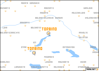 map of Torbino