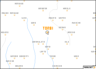 map of Torbī