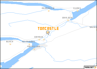 map of Torcastle