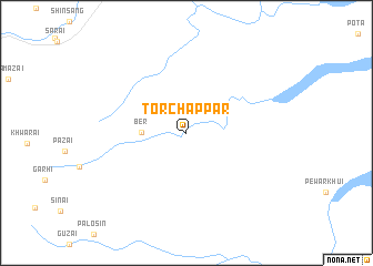 map of Tor Chappar