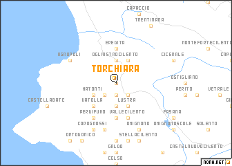 map of Torchiara