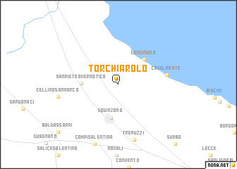 map of Torchiarolo