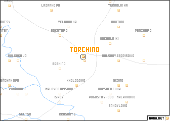 map of Torchino