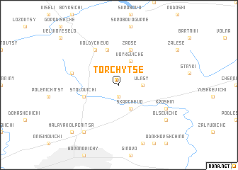 map of Torchytse