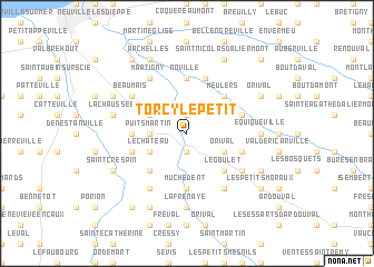 map of Torcy-le-Petit