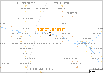 map of Torcy-le-Petit