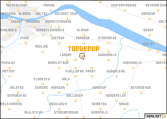 map of Torderup
