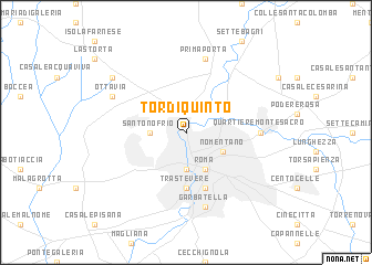 map of Tor di Quinto