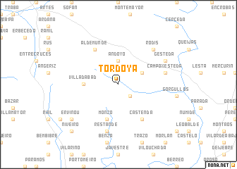 map of Tordoya