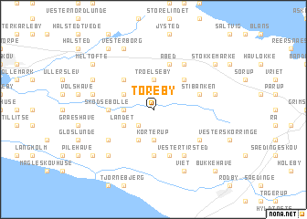 map of Toreby