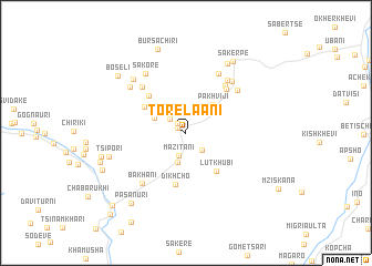 map of T\