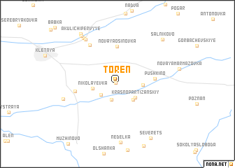 map of Toren\