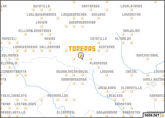 map of Toreras