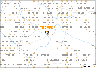 map of Toreras