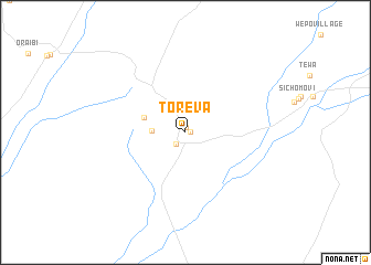 map of Toreva