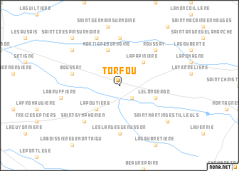map of Torfou