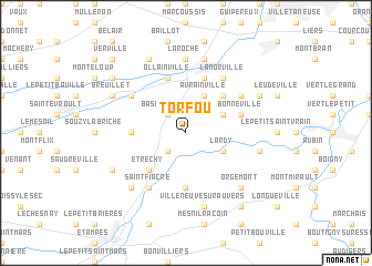 map of Torfou