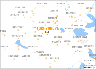 map of Torfyanoye