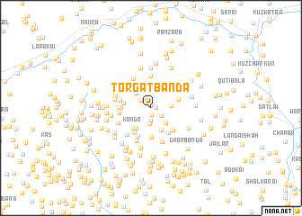 map of Torgat Bānda