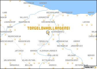 map of Torgelow-Holländerei