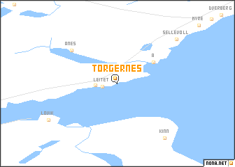 map of Torgernes