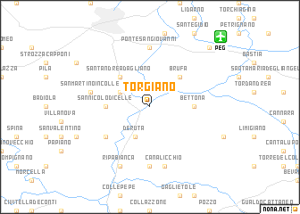 map of Torgiano