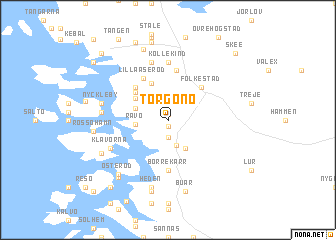 map of Torgonö