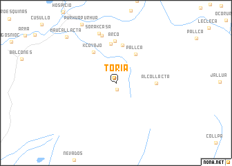 map of Toria