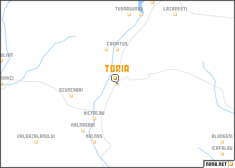 map of Toria