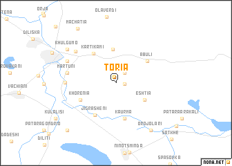 map of Toria