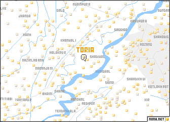 map of Toria