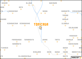 map of Tori-Cada