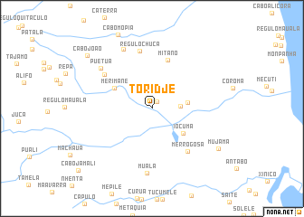 map of Toridje