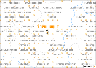 map of Torihuaque