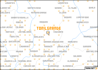 map of Toril Grande