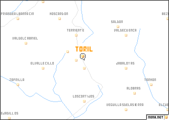 map of Toril