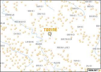 map of Torine