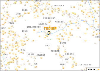 map of Torine