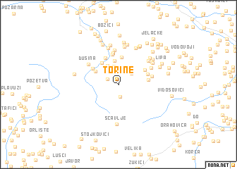 map of Torine